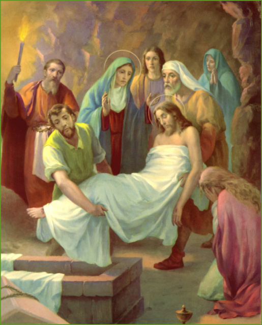 Station 14.  Jesus Is Laid in the Tomb