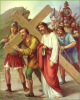 Station 5.  Simon Helps Jesus Carry His Cross